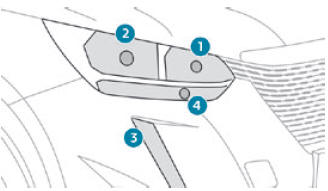 Peugeot 2008. Changing a bulb