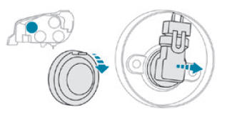 Peugeot 2008. Changing a bulb