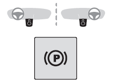 Peugeot 2008. Electric parking brake