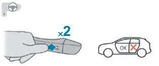 Peugeot 2008. Locking the vehicle