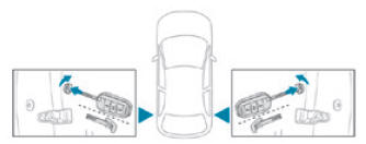 Peugeot 2008. Manual child lock