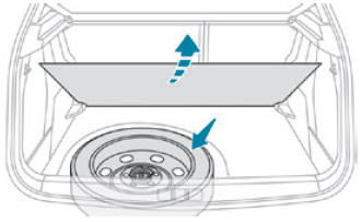 Peugeot 2008. Spare wheel