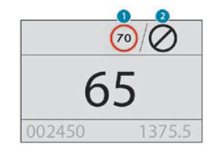 Peugeot 2008. Speed Limit Recognition and Recommendation