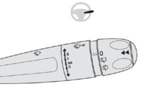 Peugeot 2008. Wiper control stalk