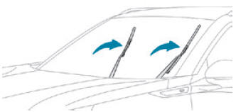 Peugeot 2008. Wiper control stalk